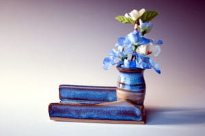 business card holder pottery