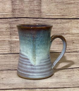 Pottery Mug blue and brown salvaterra