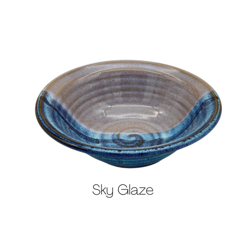 Blue cereal bowl salvaterra pottery