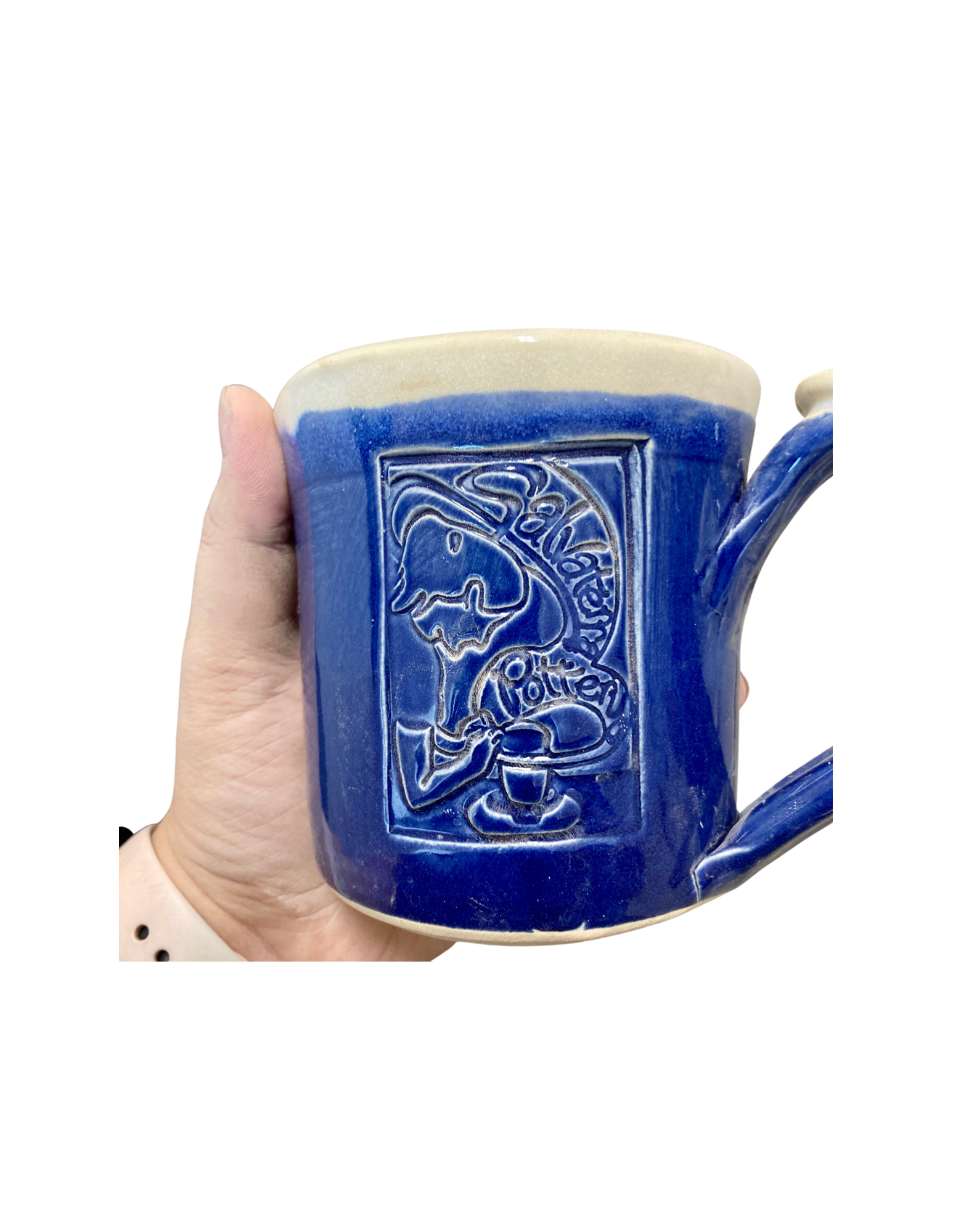 Custom handmade pottery mug